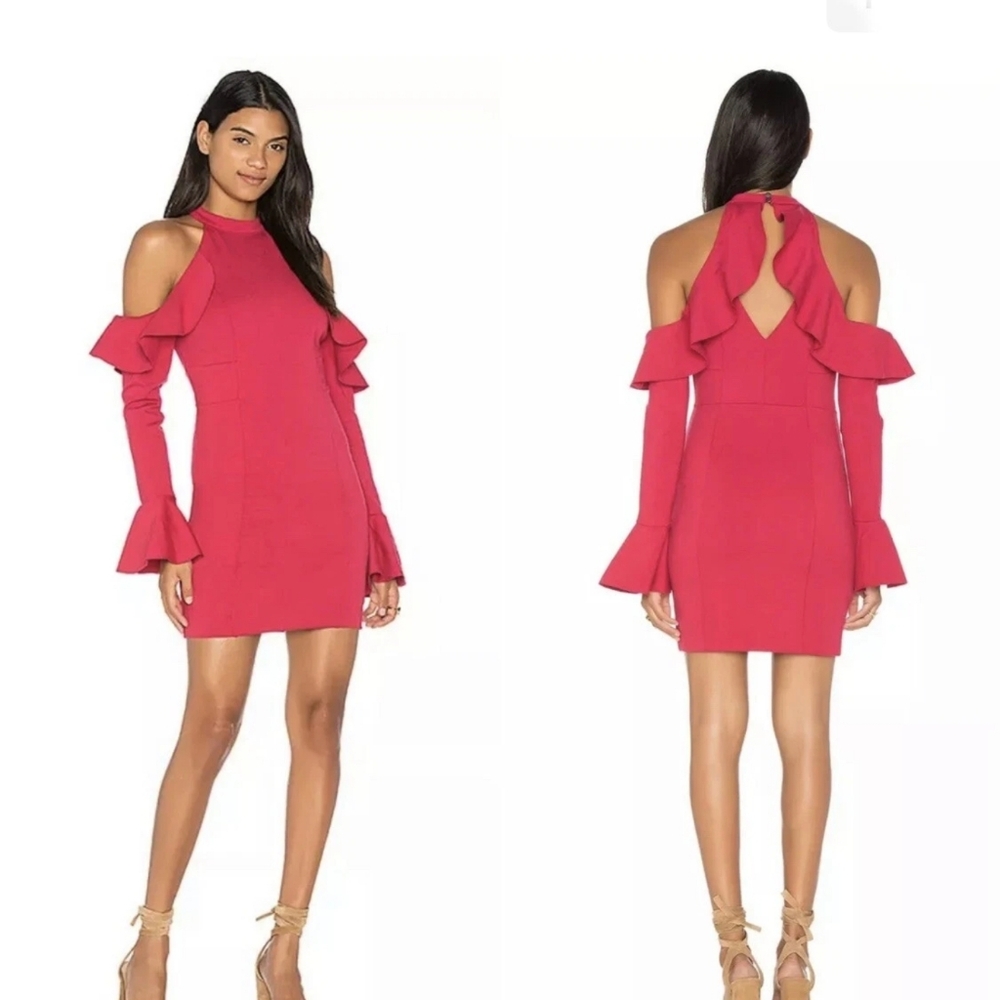 Free People Sweet Talk Mini Dress In Raspberry Pink Size M - Picture 1 of 7